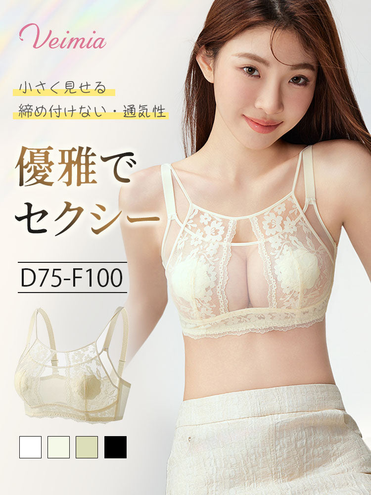 レースブラ 優雅でセクシー VEIMIA