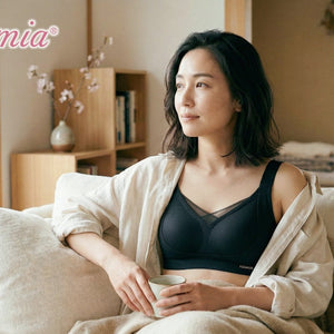 VEIMIA おうちで過ごすゴールデンウィークにぴったりな快適おうちブラを着た女性の春のリラックススタイル