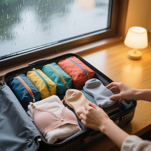「夏旅の前に要チェック！梅雨を乗り切る旅行下着と便利術」