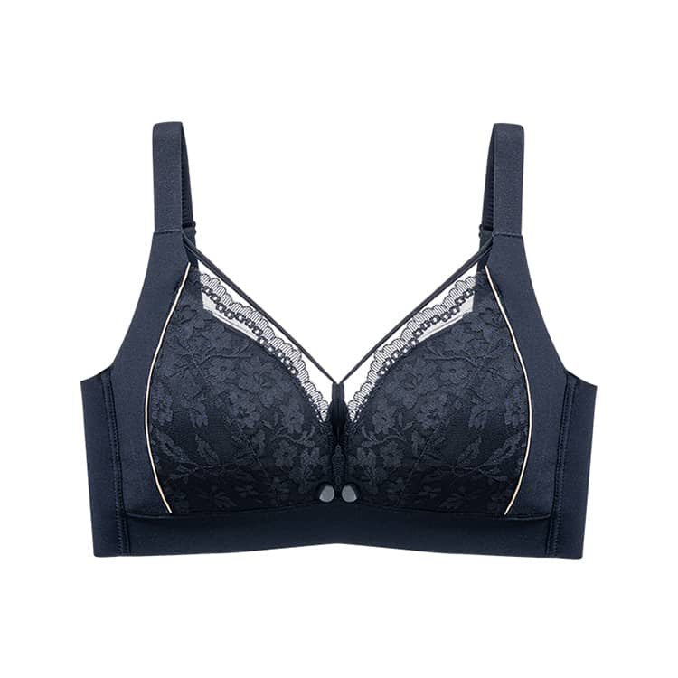 前開き授乳ブラ ブラック