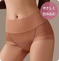 【5枚セットで¥4,980】VEIMIA レースショーツ | 長めの抗菌クロッチで女性のデリケート箇所を守る。肌に優しいレース素材を採用しており、チクチクせずアウターにも響かない！