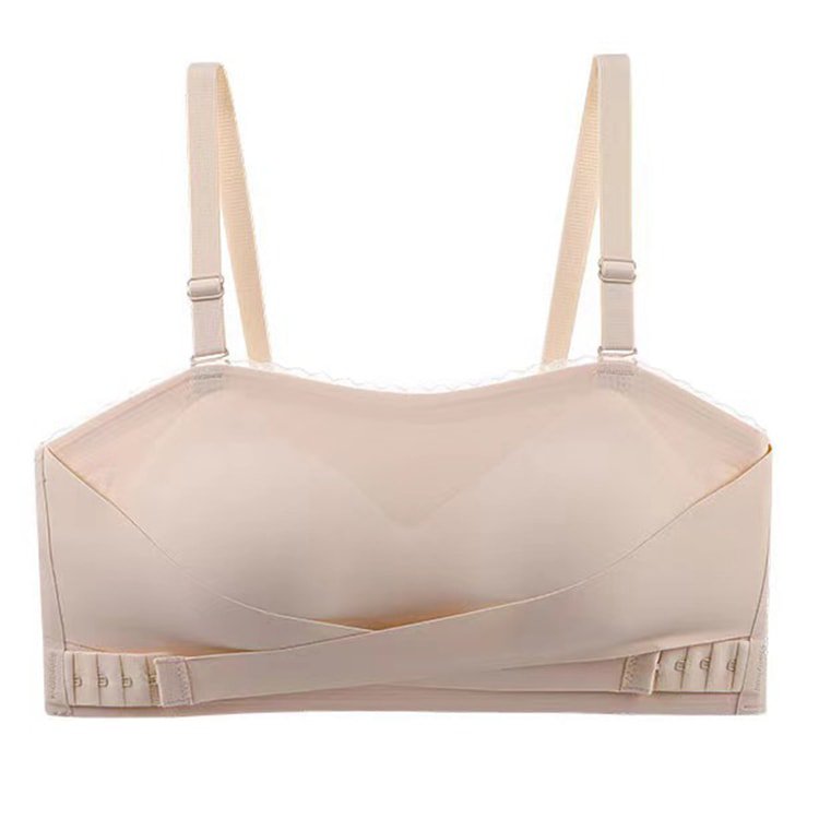 チューブトップブラ ベージュ