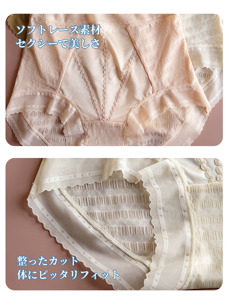 レースショーツ ソフトレース素材と整ったカット VEIMIA