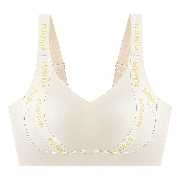 胸を小さく見せるブラ ベージュ veimia