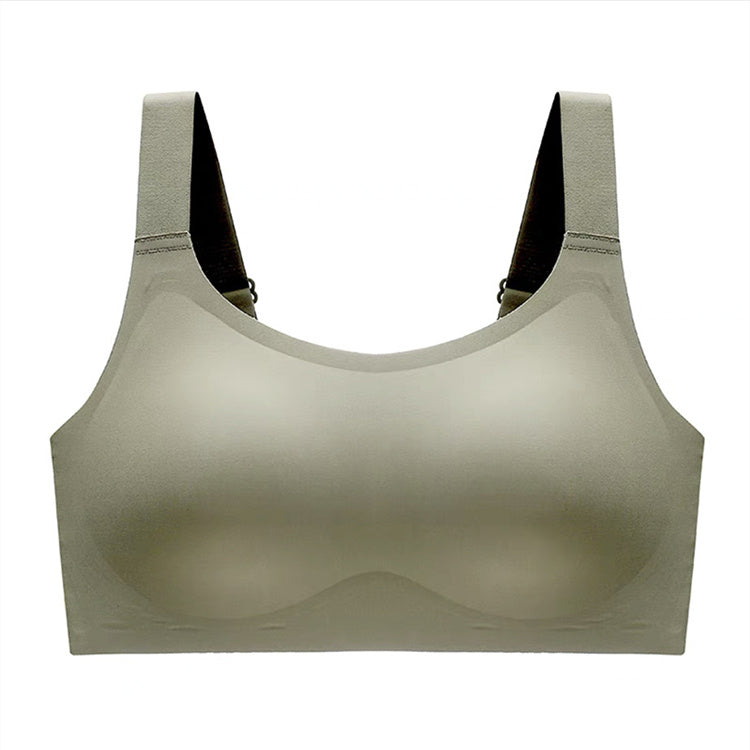 VEIMIA 小さく見せるブラ グリーン