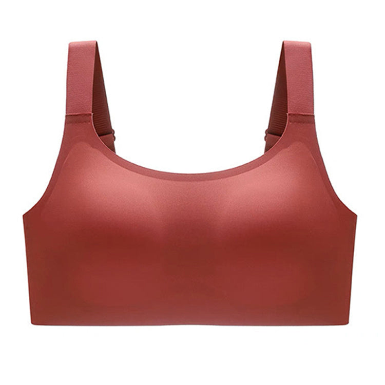 VEIMIA 小さく見せるブラ レッド