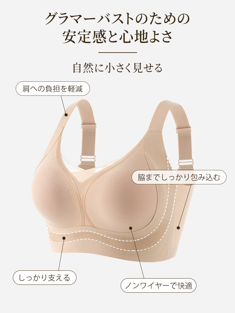 補正ブラ 大きなバストを自然に小さく見せる ヴェーミア