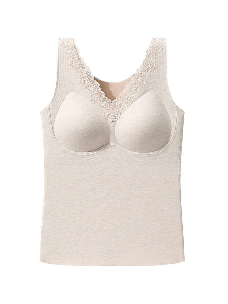 暖かい 下着 アイボリー VEIMIA