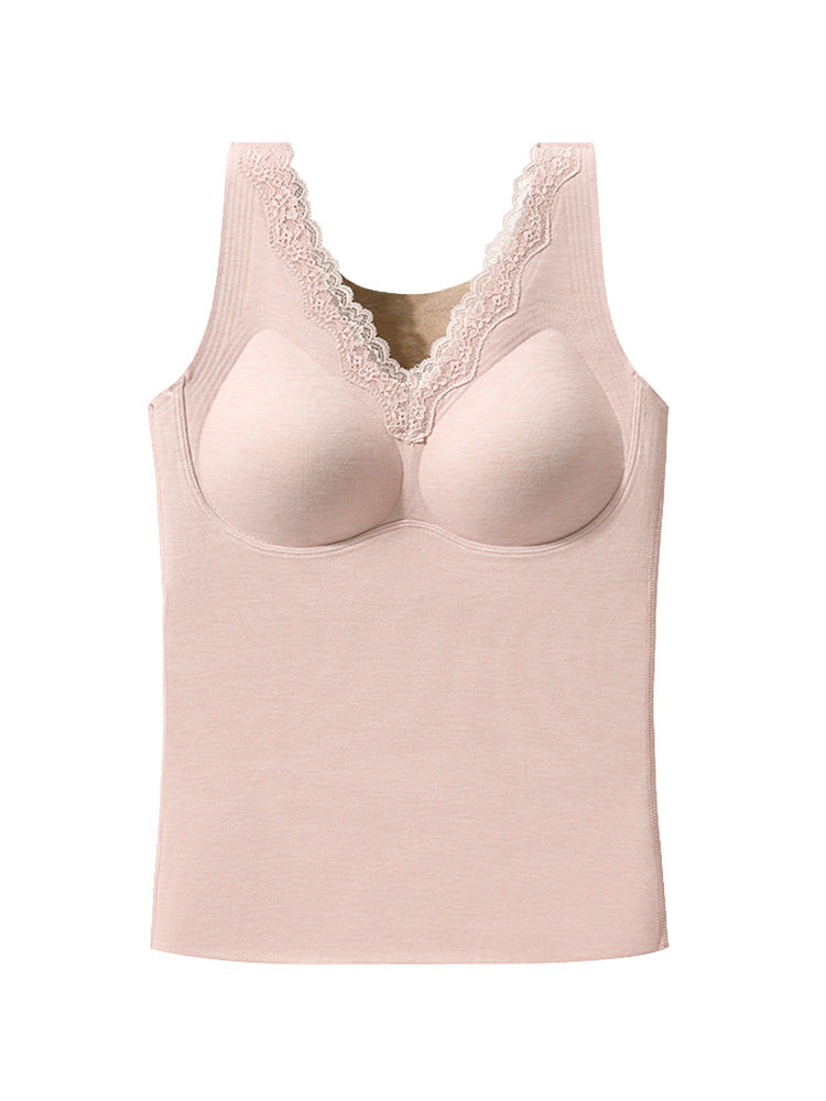 暖かい 下着 ピンク VEIMIA