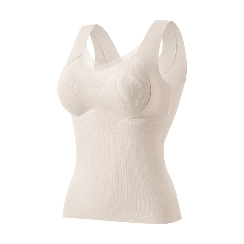 保温タンクトップ ホワイト ヴェーミア