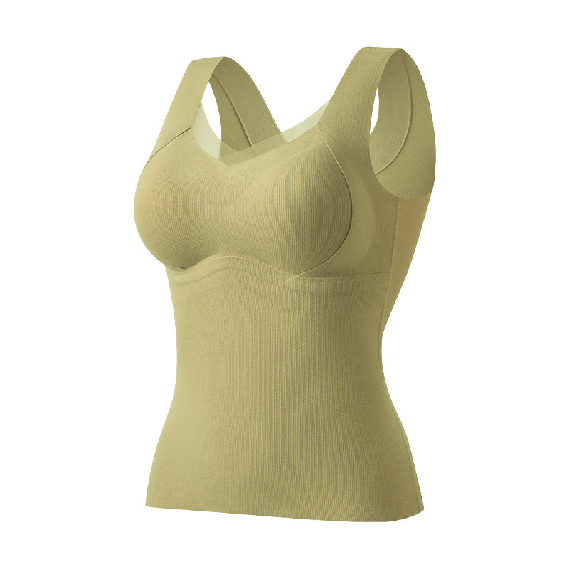 保温タンクトップ グリーン ヴェーミア