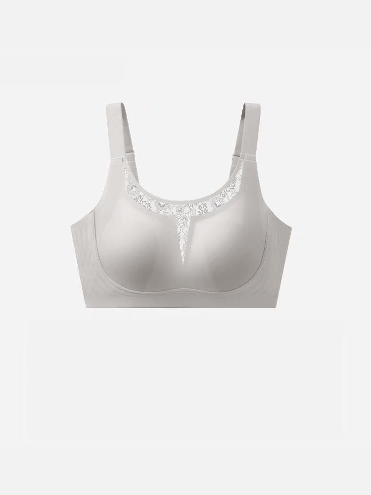 シームレス ブラ パールグレー(レース) VEIMIA