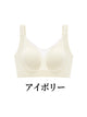 胸 を 小さく 見せる ブラ アイボリー VEIMIA