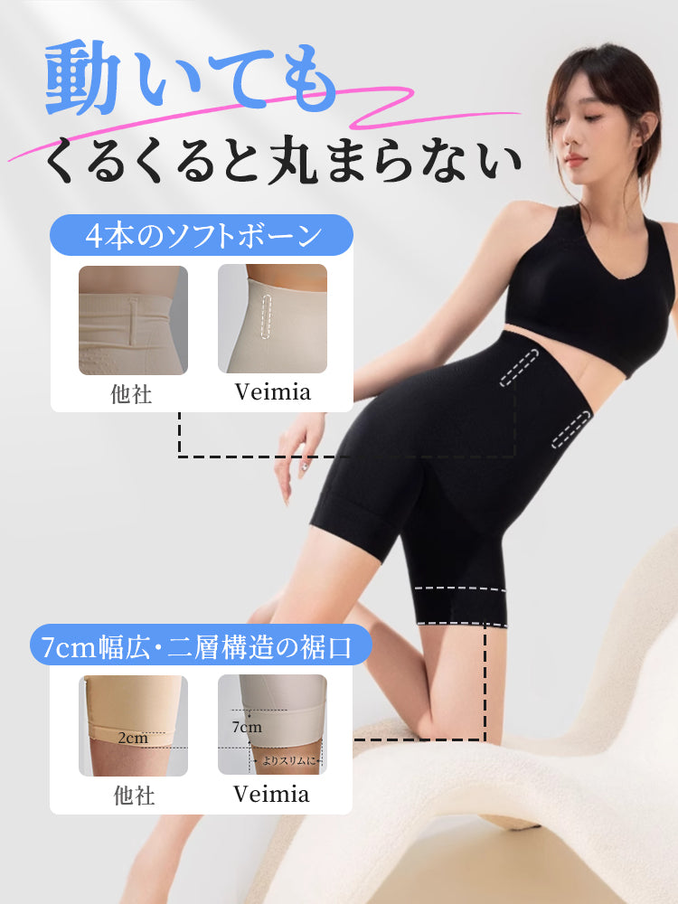 ぽっこり お腹 解消 くるくる丸まらない VEIMIA