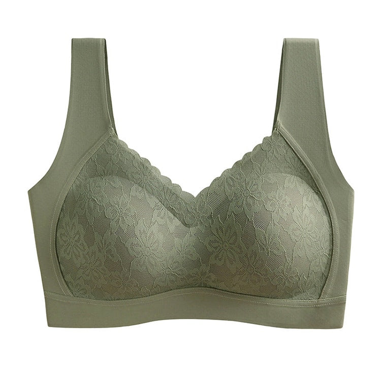 美胸レースブラ グリーン