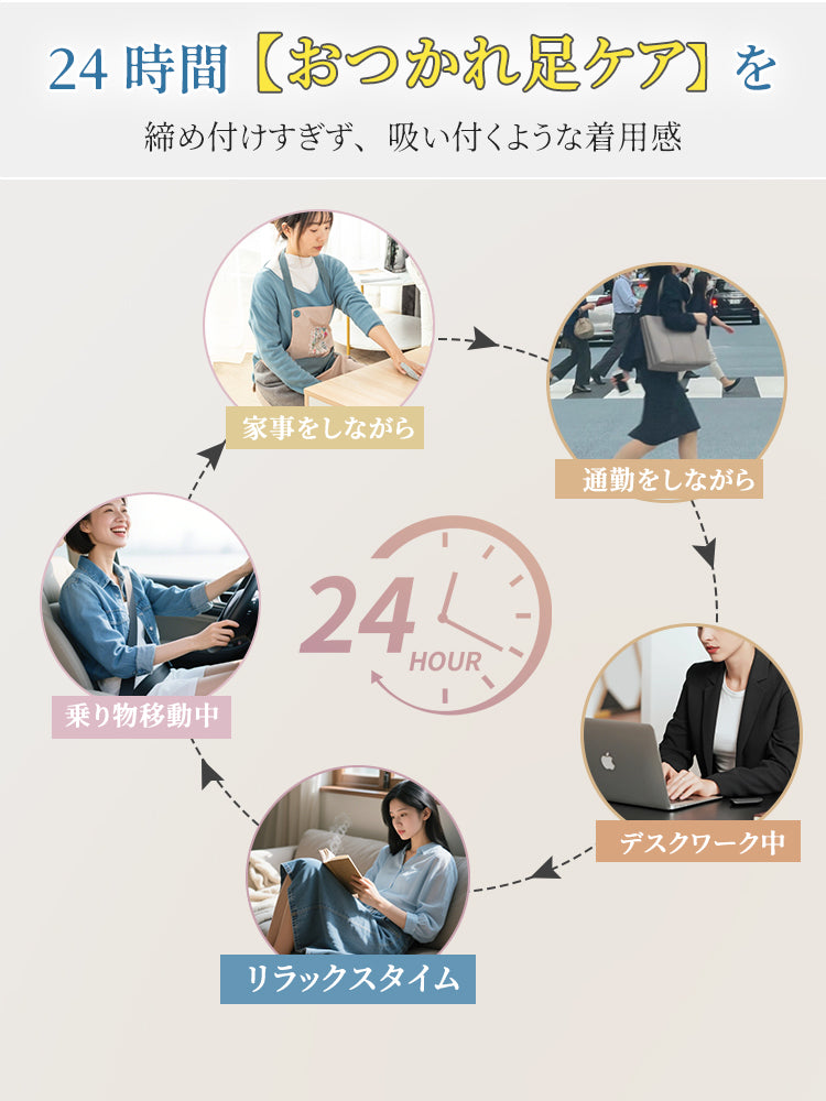 ソックス 24時間着用できる ヴェーミア