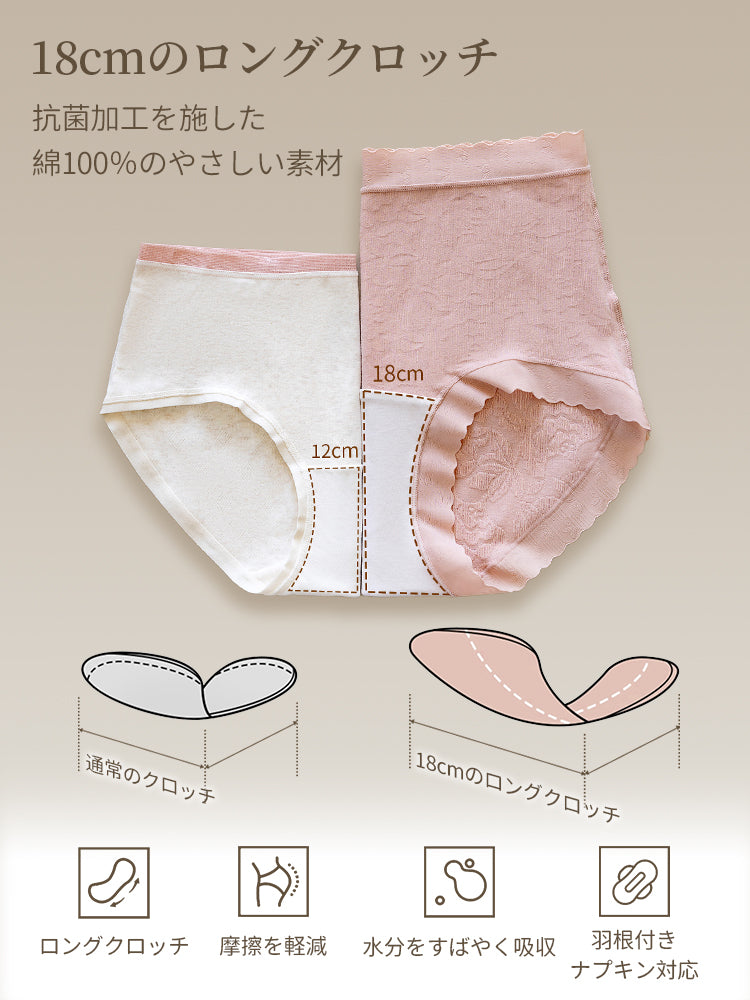 ショーツ 18cmのロングクロッチ VEIMIA