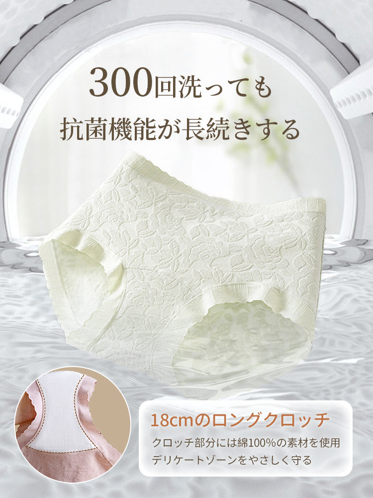ショーツ 300回洗っても抗菌機能が長続きする VEIMIA
