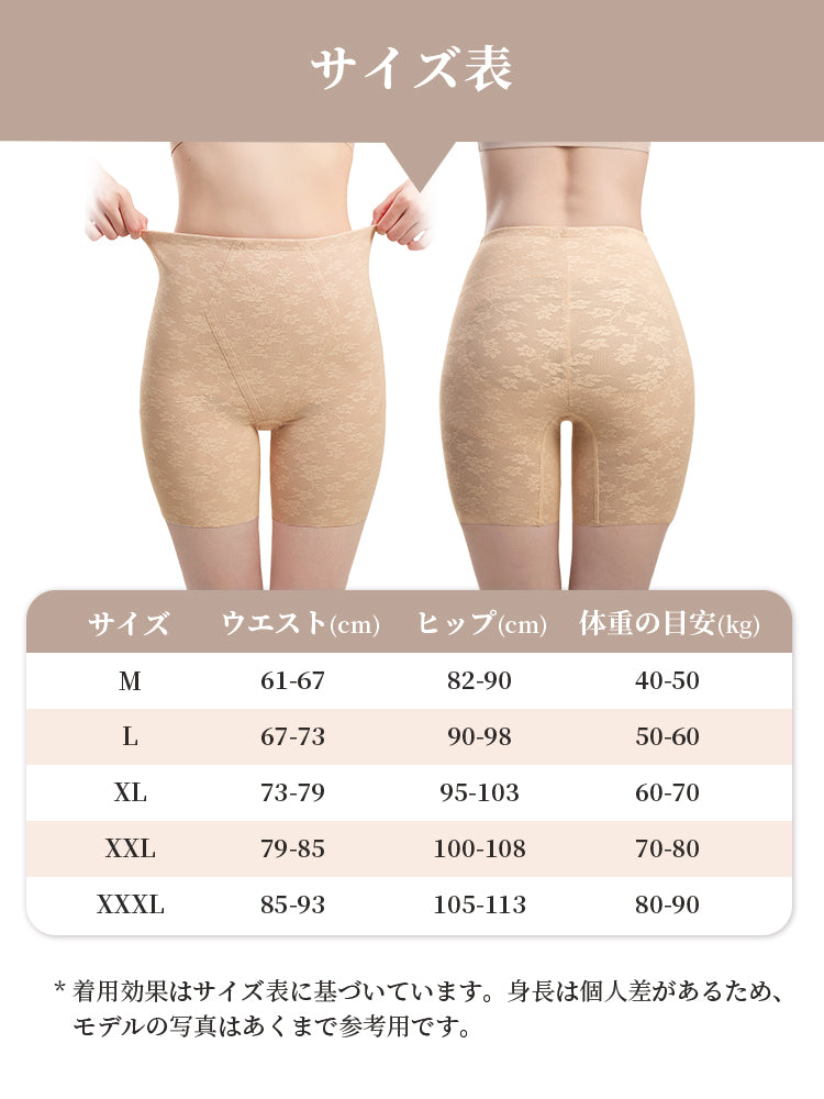 ガードル サイズ表 VEIMIA