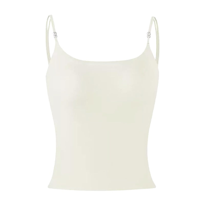 キャミソール おしゃれ ホワイト VEIMIA