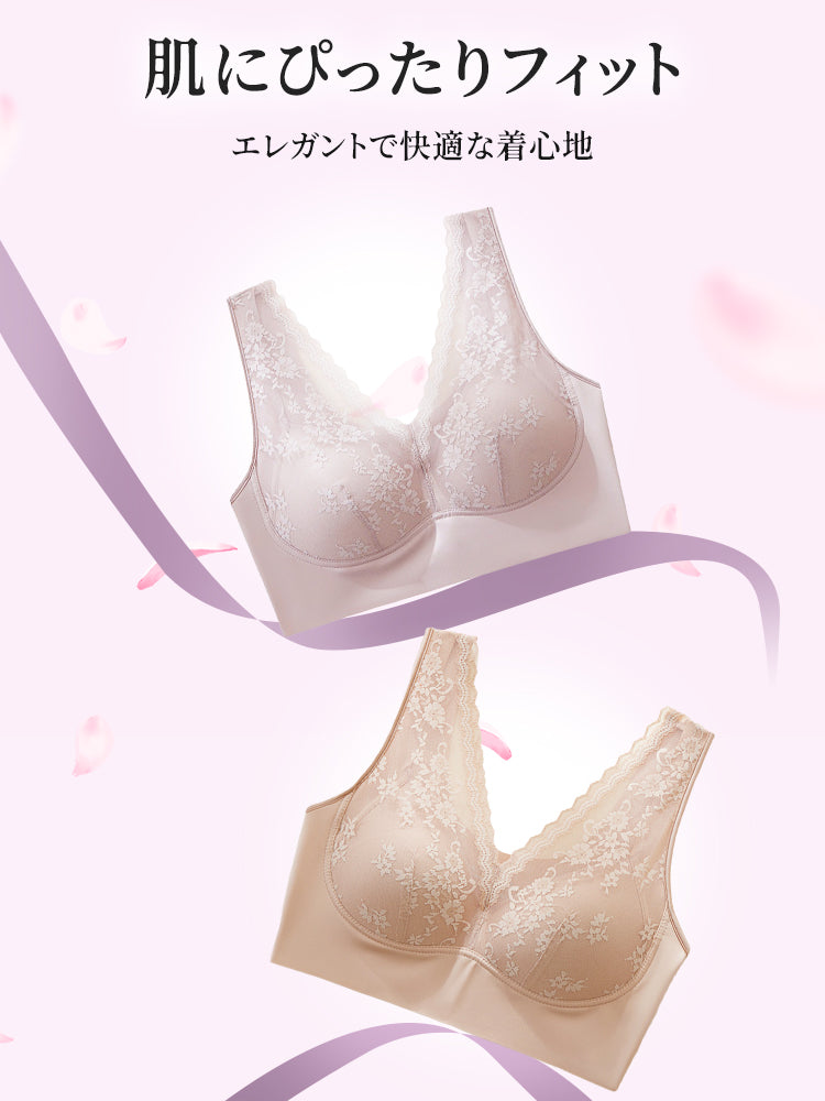 ノンワイヤーブラ 肌にぴったりフィット ヴェーミア