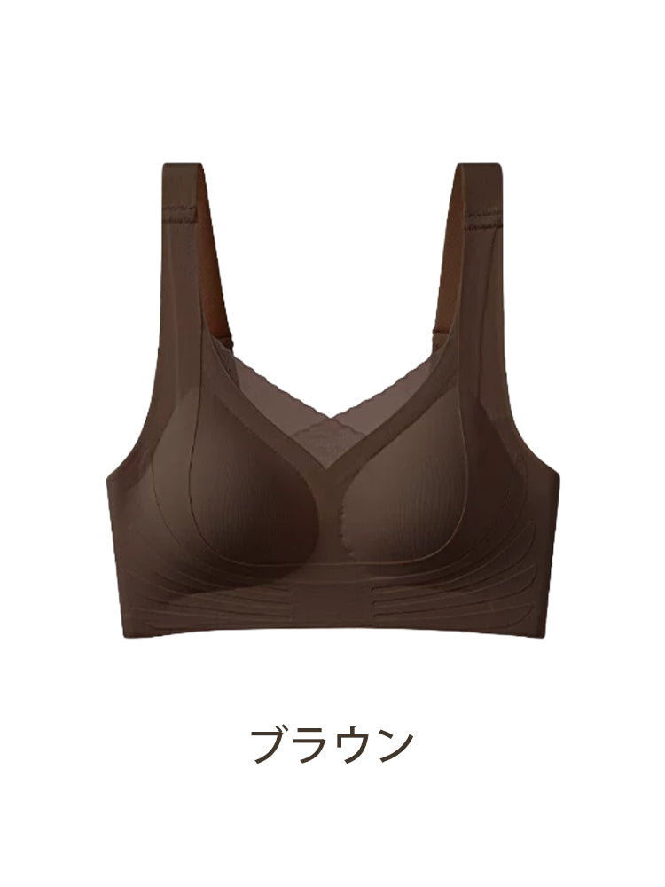 乳がん ブラジャー ブラウン veimia