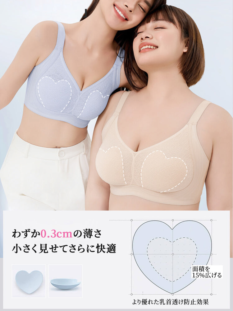 胸が大きいブラ 小さく見せてさらに快適 VEIMIA