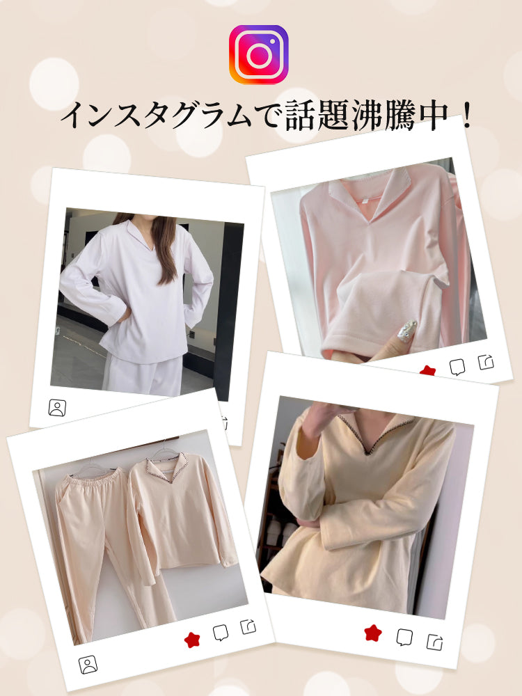 パジャマ 暖かい インスタグラムで話題沸騰中 VEIMIA