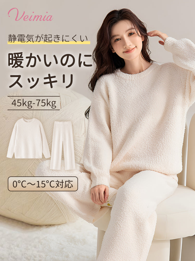 可愛い パジャマ 冬 暖かいのにスッキリ VEIMIA