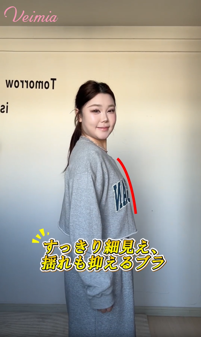 シームレス ブラ すっぽり包む VEIMIA