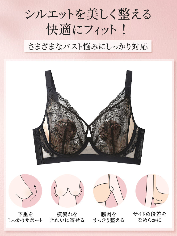 レースブラ 様々なバスト悩みにしっかり対応 VEIMIA