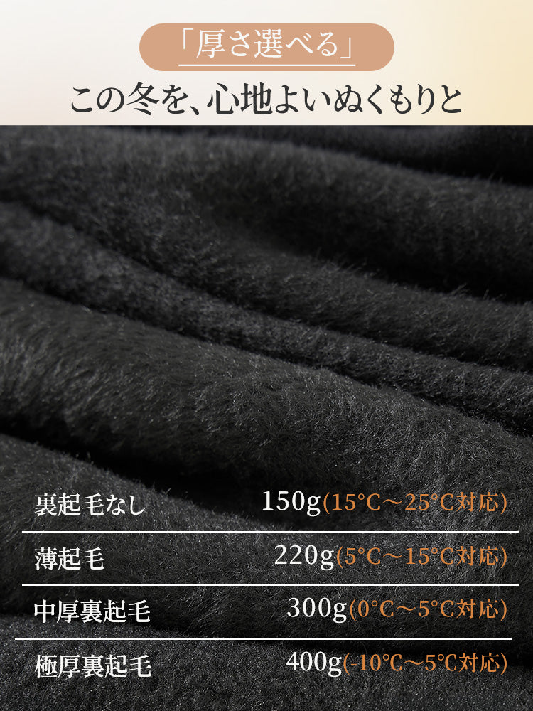 レギンス 裏 起毛 厚さが選べる ヴェーミア