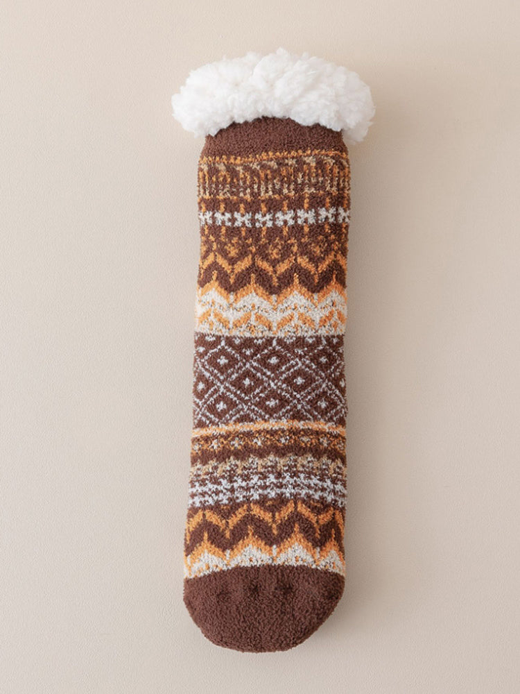 もこもこ ソックス ブラウン VEIMIA