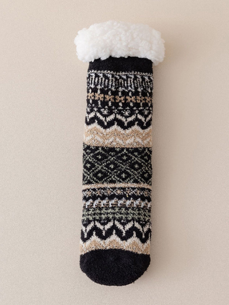 もこもこ ソックス ブラック VEIMIA