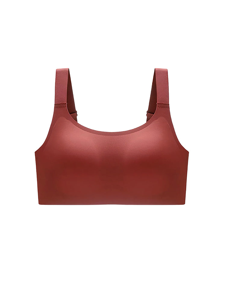 胸 を 小さく 見せる ブラ レッド VEIMIA