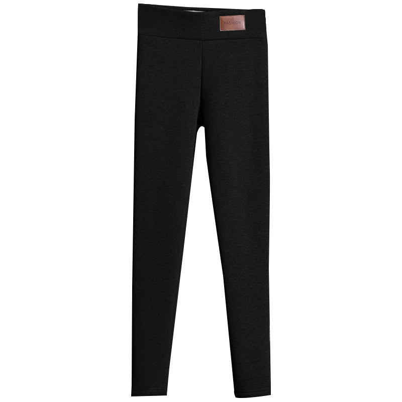 着圧レギンス ブラック(レザーパッチ) VEIMIA