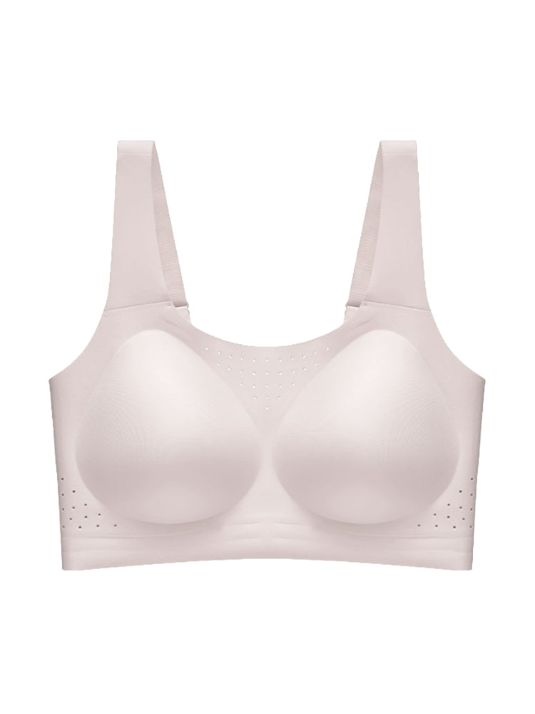 スポーツ ブラ 揺れ ない ライトピンク VEIMIA