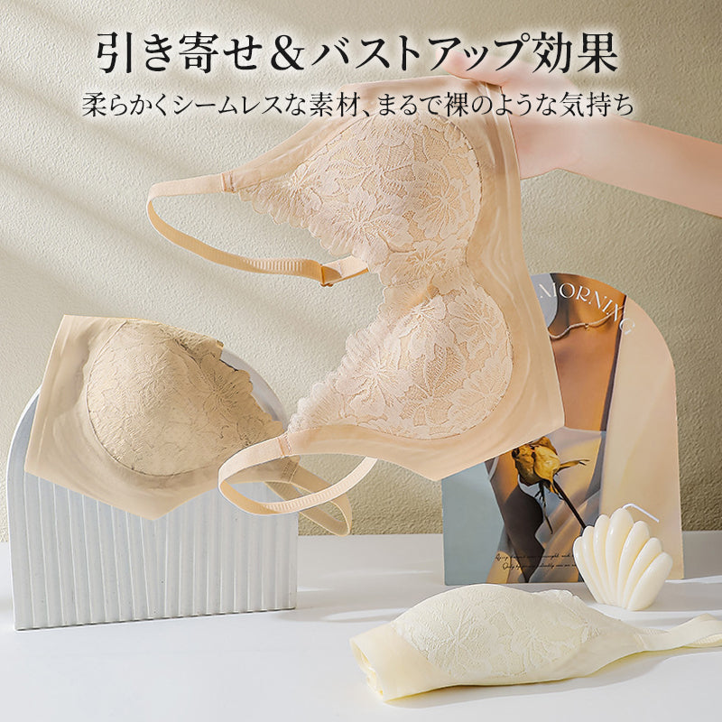 レースブラ 引き寄せとバストアップ効果 VEIMIA