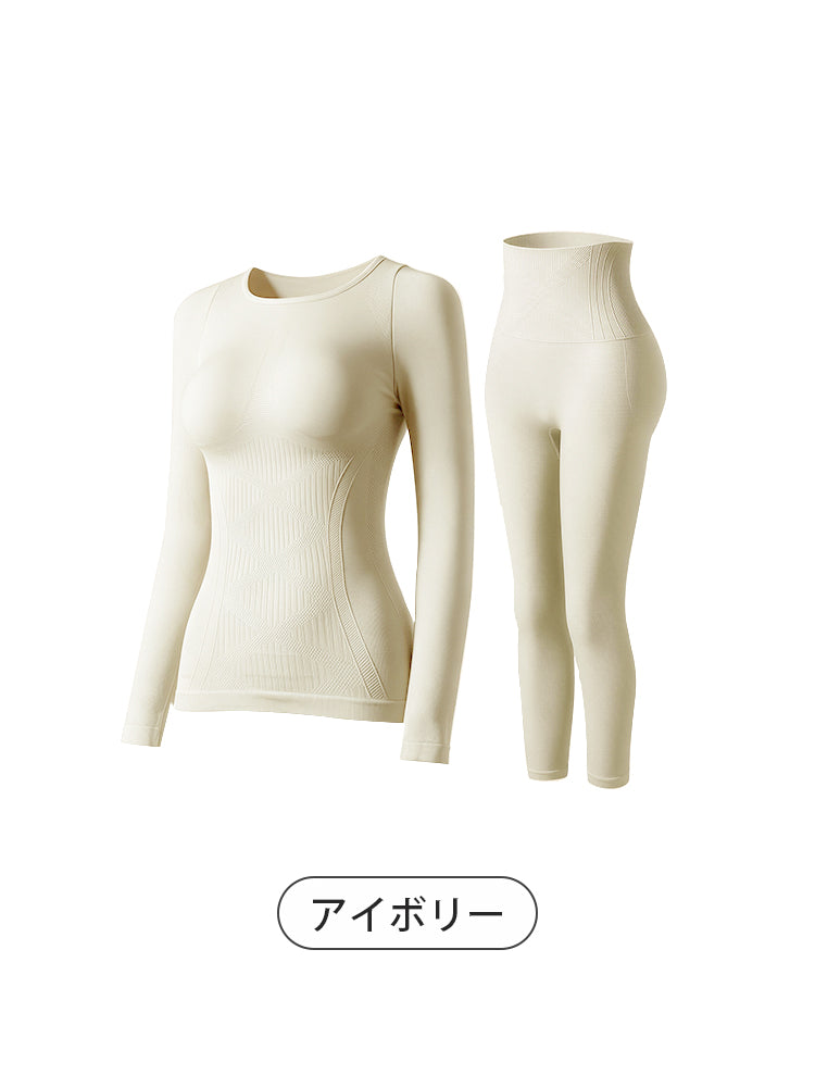 冬 インナー アイボリー veimia