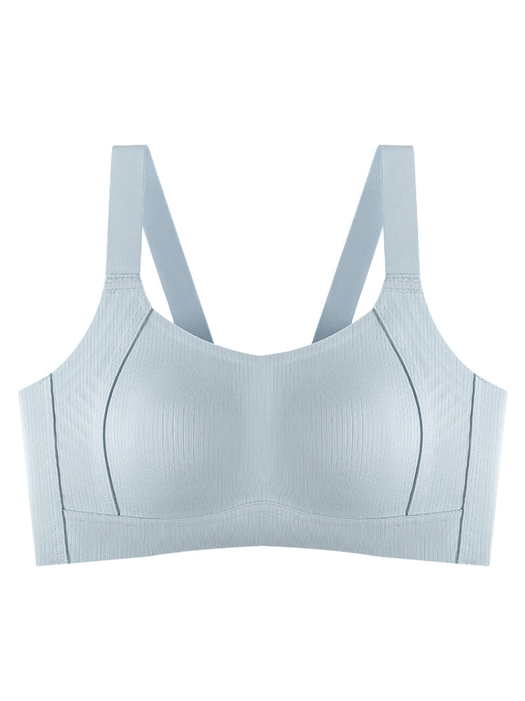 胸を小さくするブラ ブルー VEIMIA