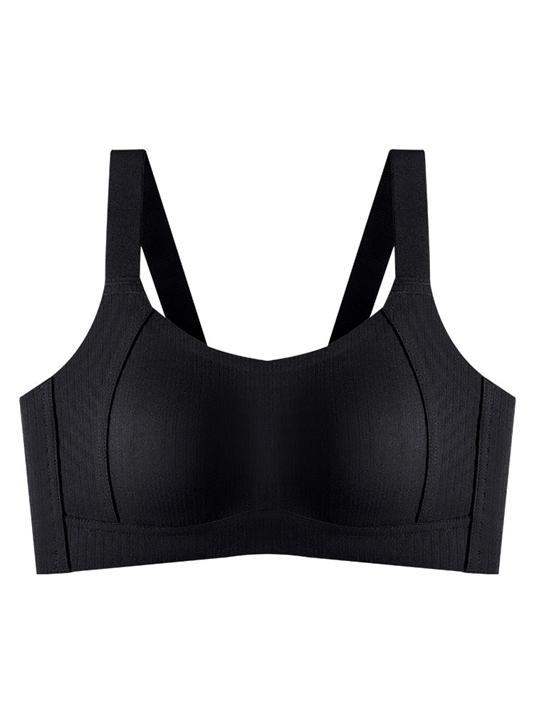 胸を小さくするブラ ブラック VEIMIA