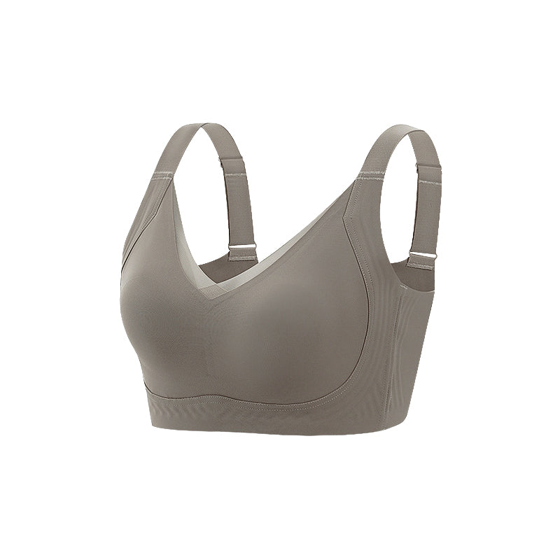 胸が小さく見えるブラ ダークグレー VEIMIA