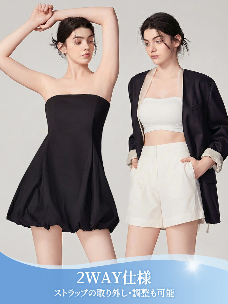 ストラップ レス ブラ ストラップの取り外し・調整が可能 VEIMIA