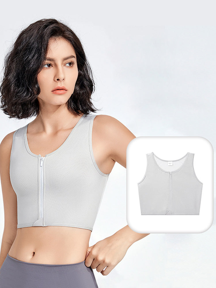 胸 つぶし ブラ ライトグレー VEIMIA