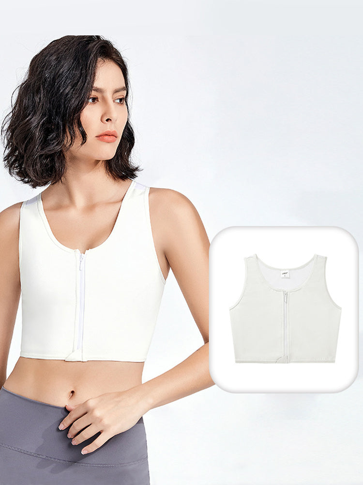 胸 つぶし ブラ ホワイト VEIMIA