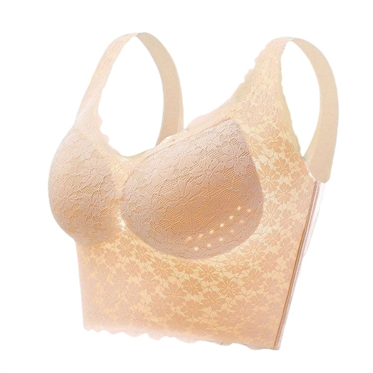 VEIMIA【ノンワイヤーブラ】ワイヤーなしでも盛れる！猫背予防サポート付き、背筋スッと姿勢美人。