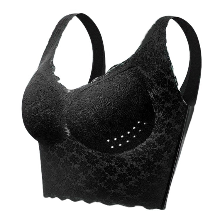 VEIMIA【ノンワイヤーブラ】ワイヤーなしでも盛れる！猫背予防サポート付き、背筋スッと姿勢美人。